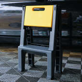 汽车美容折叠凳塑料便携式 洗车梯子两步凳多功能台阶高低凳美容凳