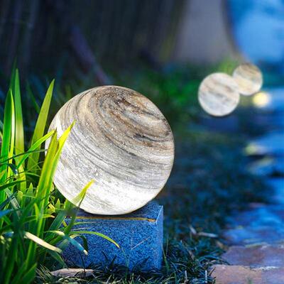 户外防水花园别墅庭院圆形星球灯柱头灯围墙灯大门柱灯别墅柱子灯