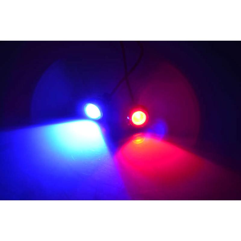 汽车摩托车电动车12V外置螺丝防水高亮led鹰眼日行转向灯刹车灯