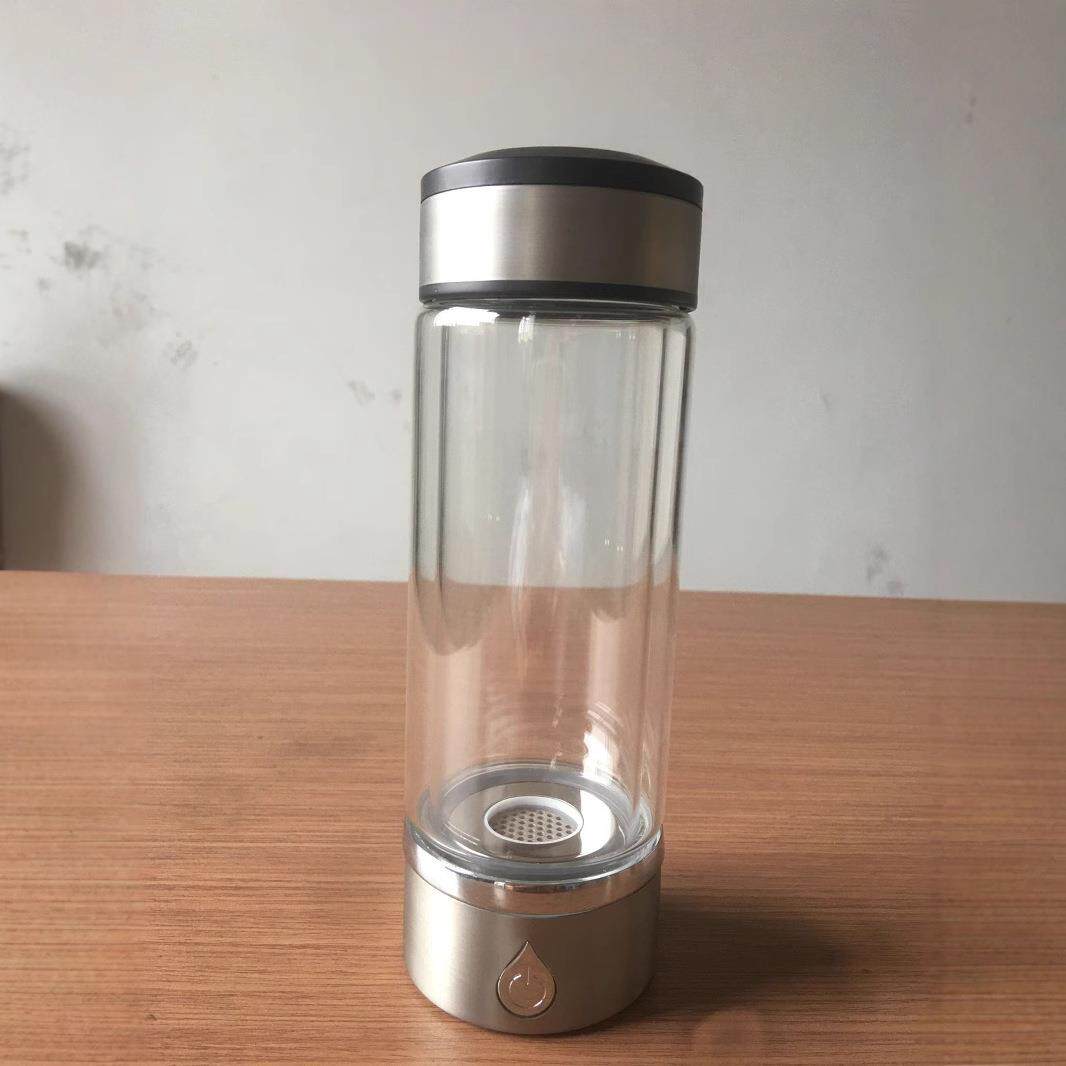 氢氧分离SPE会销礼品充电式量子富氢水杯水素水杯玻璃杯养生水杯