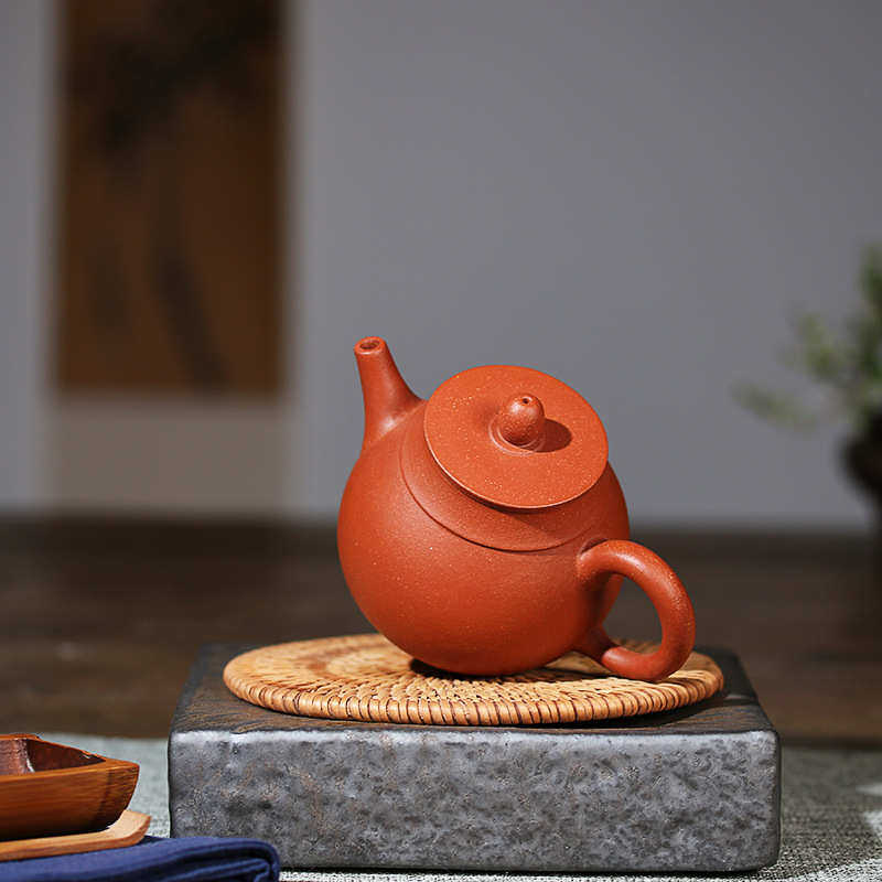 紫砂壶 厂家直销宜兴降坡泥平盖莲子茶壶 名家手工泡茶壶茶具批发