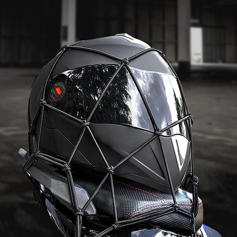 电动车头盔网自行车网摩托车网行李车网油箱网松紧网防护网固定收