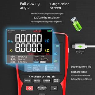 众仪ZT-MD1/DQ01智能镊子LCR数字电桥测试仪自动测量电阻电容电感