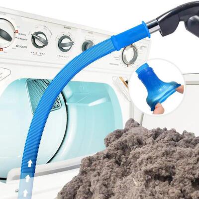 Dryer Vent Lint Remover - Fire Safety Flexible Hose Vacuum