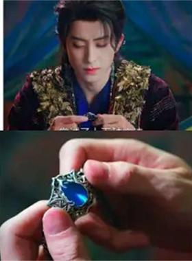 0415 《白月梵星》梵樾同款无念石手链小众复古影视周边高级感