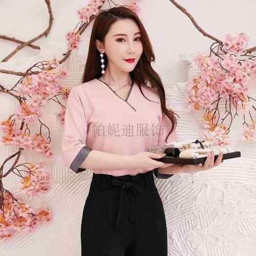 正品美容师工作服女春疗夏养spa所足浴店工作生服足技会师短袖套