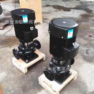 热水管道离心泵 TD200 管道泵 4立式 循环增压泵 53G