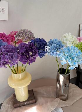 紫蓝色球真花3d无尽夏绣球假花婚饰房AL-1220婚庆仿摆设绣装婚礼