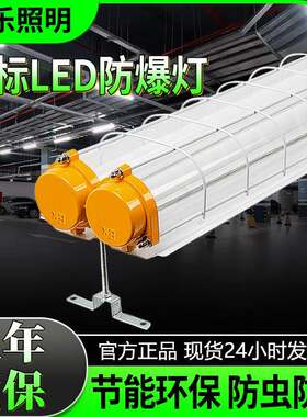 LED防爆灯防爆三防T8荧光灯罩仓库厂房车间单双管防爆1.2m灯管