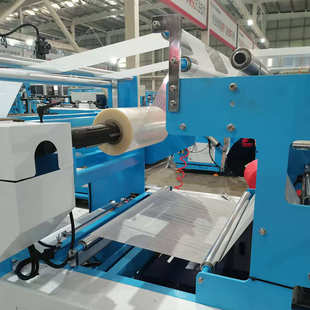 ZXL-B800型定制款四卷放料制袋机 全自动枕头包装袋无纺布制袋机