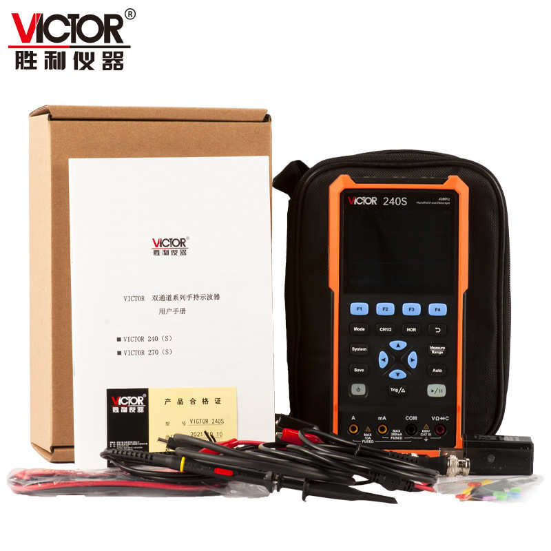 VC240S/VC270S数字示波表彩屏双通道万用表信号源手持示波器*