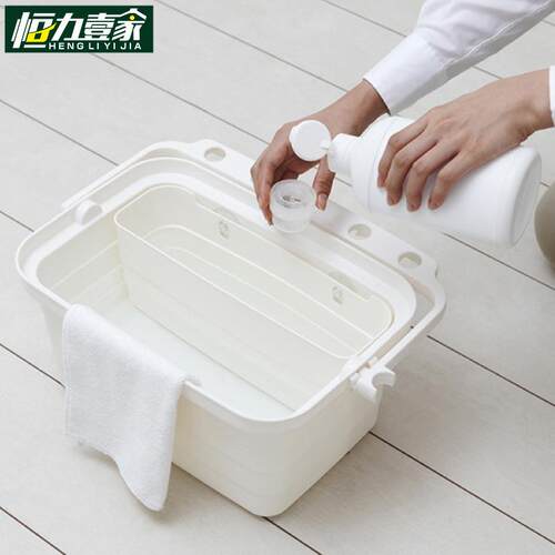 纳桶带搭配色内桶家政清洁工具收蓝纳箱盖水桶保洁拖811把收桶