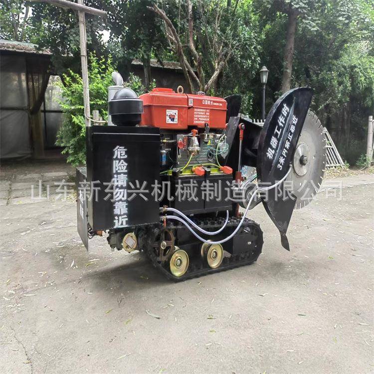 混凝土马路切割机水泥路面刻纹机电动切缝机柴油切路机切地机