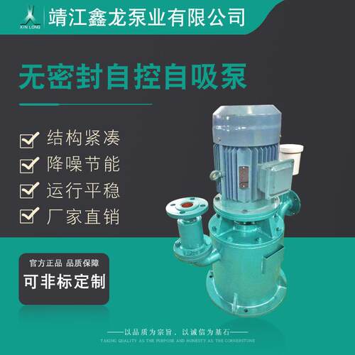 WFB系列耐温耐压耐磨立式无密封自控自吸泵(常规)厂家直销