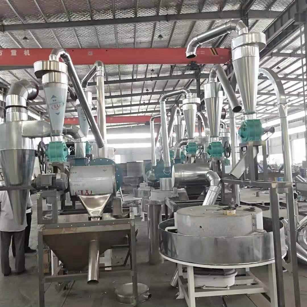 电动石磨面粉机荞麦石磨磨粉机五谷杂粮磨粉机价格
