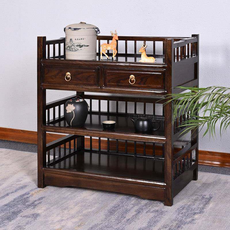 茶水柜茶桌边柜茶水柜边几办公室小茶柜客厅边柜置物架实木餐边柜