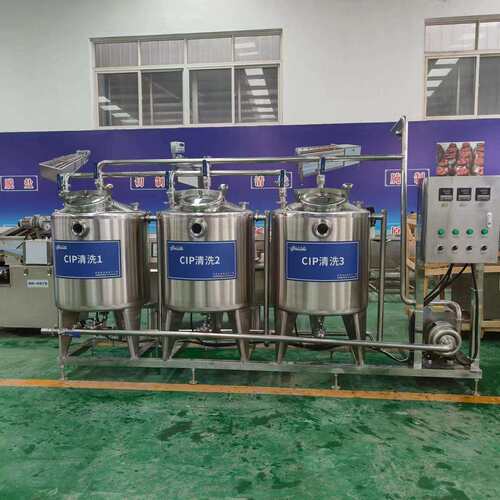 CIP清洗系统移动式cip清洗机管道罐体清洗酸碱水清洗机不锈钢