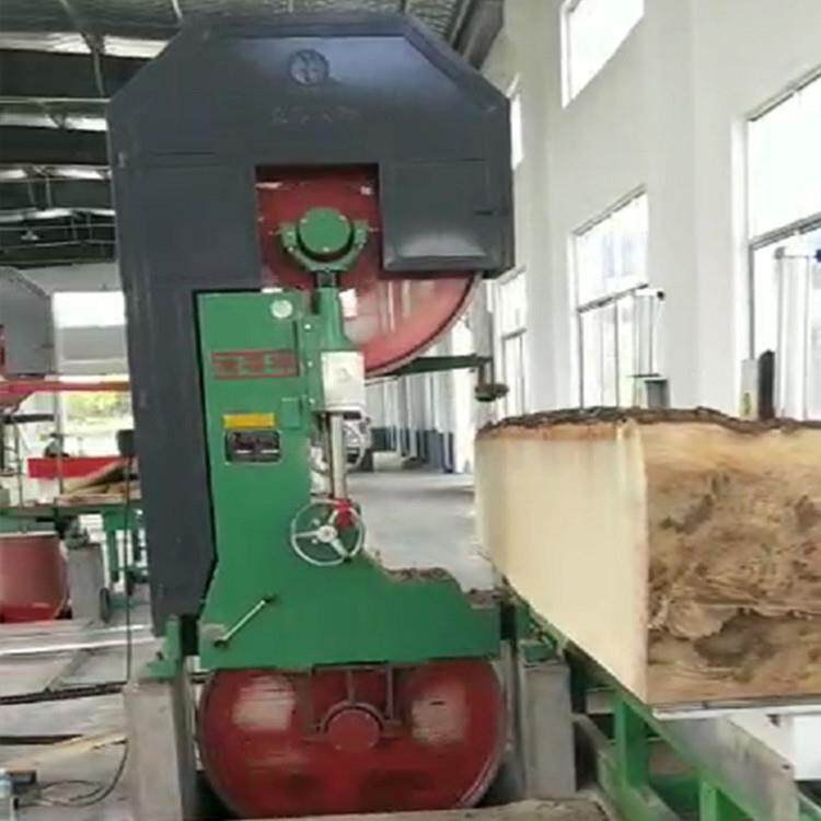 大型原木全自动数控跑车立式圆木木工带锯机电动跑车重型木工开料