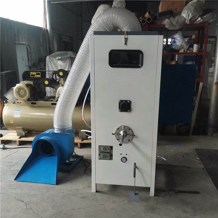 小型工位充棉机组毛绒玩具充装机枕芯抱枕双口填充机现货供应