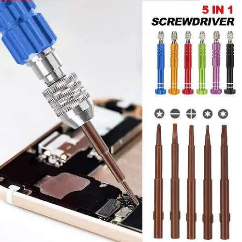 5 in 1 Multi-Function Screwdriver Set Mobile Phone Watch