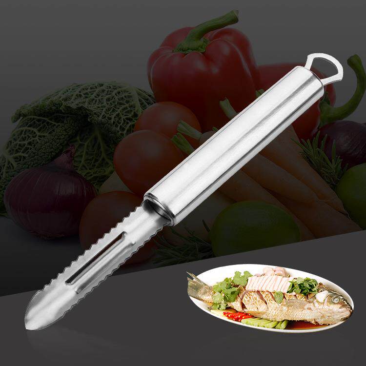 不锈钢鱼鳞刨杀鱼器去鳞器刮鱼鳞器厨房小工具瓜果削皮刀杀鱼工具