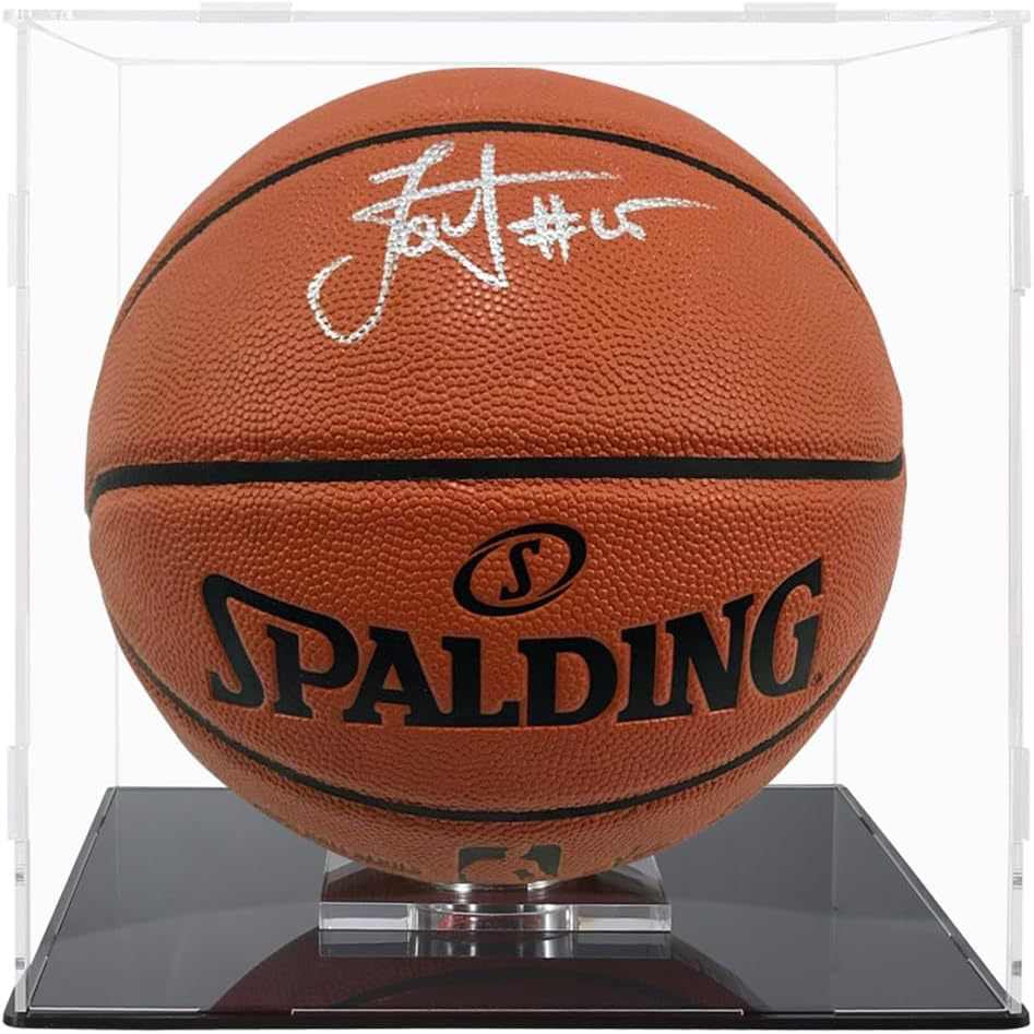 签名力防尘收纳盒篮球 定制展示架透明 热卖罩亚克海外排球珠宝