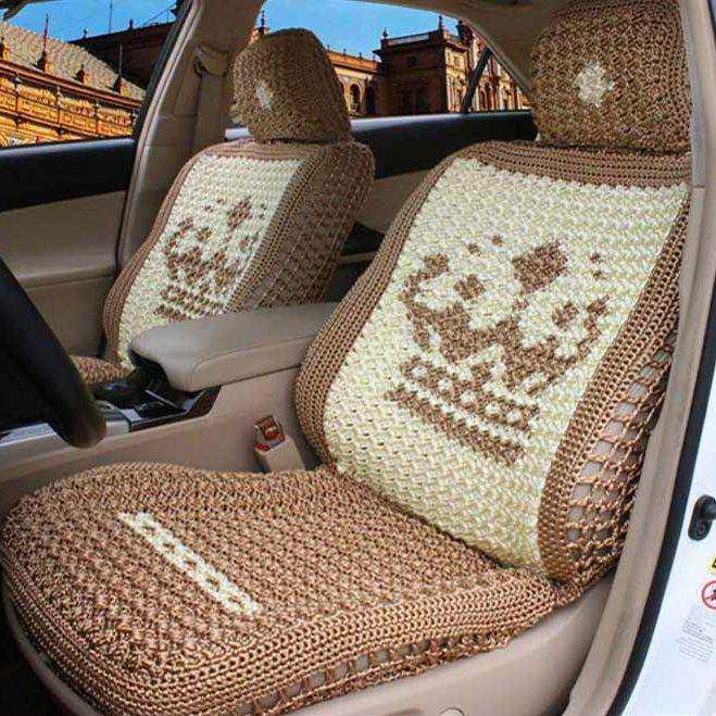 凉座套福克斯汽M4H6途观朗逸奇瑞透气车坐垫夏季冰丝捷达虎长城5