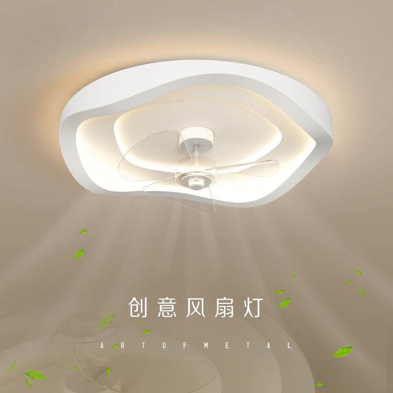 吸顶风扇灯2025年新款带风扇卧室灯简约现代智能灯房间灯中山工厂