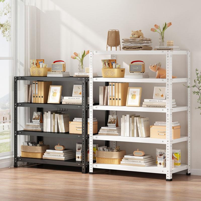 家用货架置物架多层落地角铁架自由组合阳台厨房地下室货架展示架