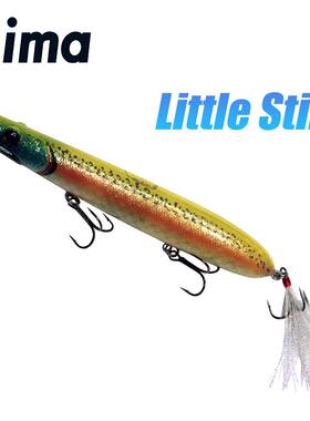 ima路亚饵水面系之字狗25克Little Stik135浮水铅笔鬼步海鲈翘嘴