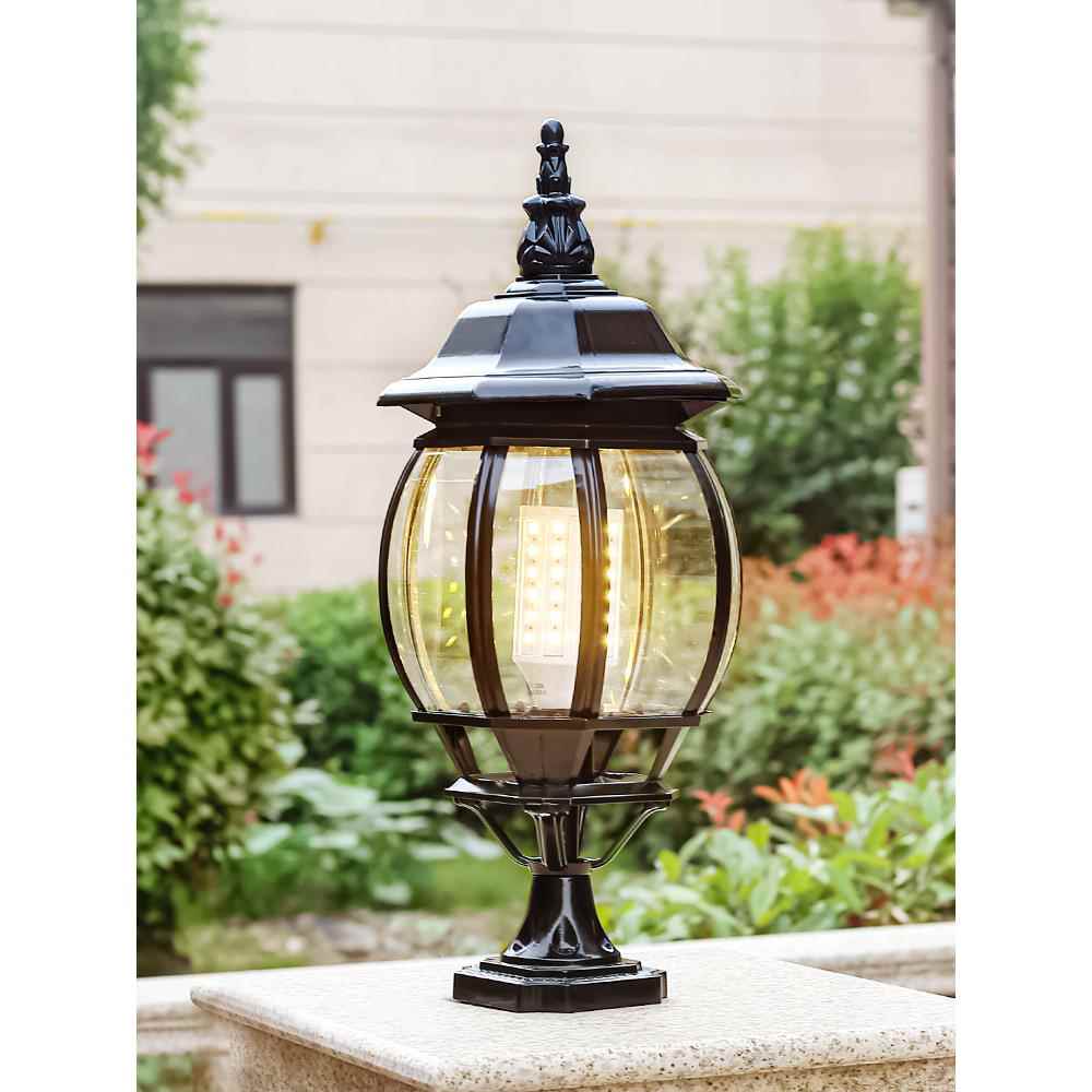 柱顶灯围墙灯柱头灯欧式室外门柱灯庭院灯别墅花园灯防水灯