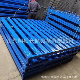 金属托盘济宁翔硕加强筋加固承重力强冷轧钢板铁托盘
