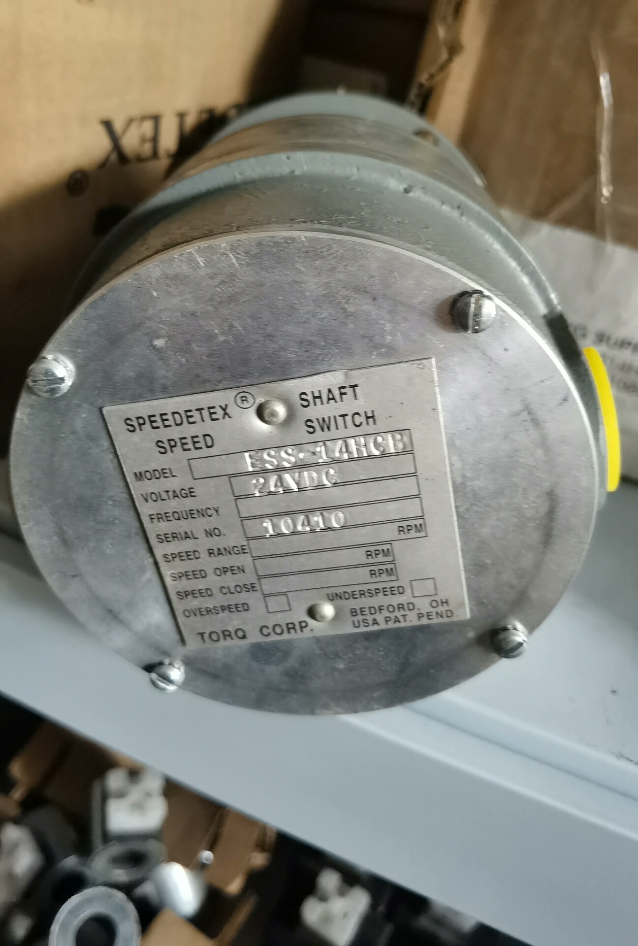 SPEEDETEX  SHAFT SPEED SWITCE。