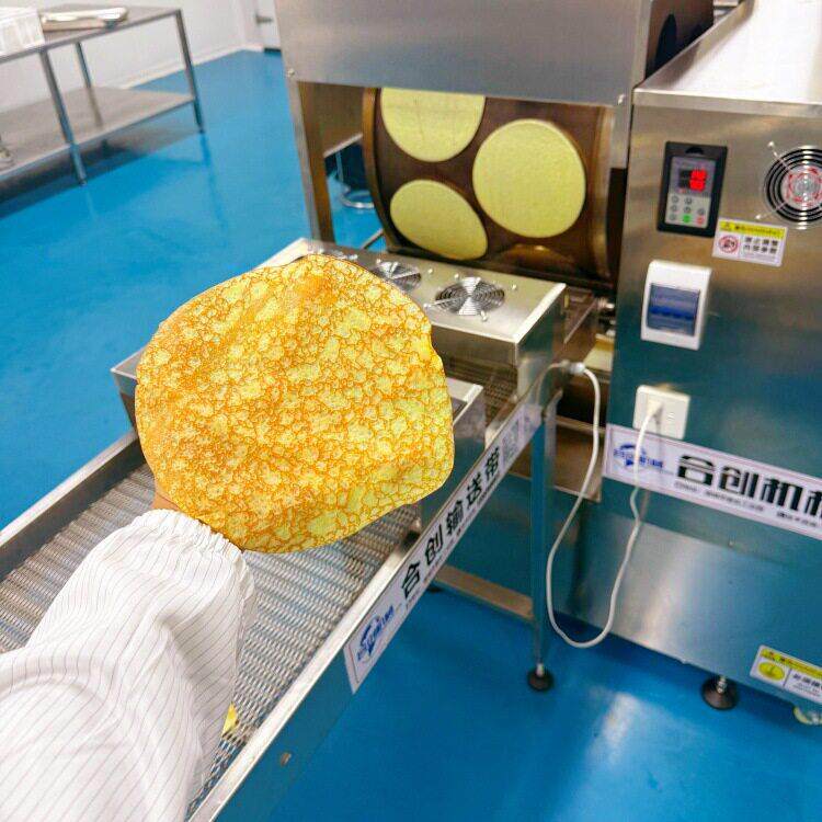 全自动可丽饼皮机  数控春卷烫皮机 网红榴莲千层蛋糕饼皮机
