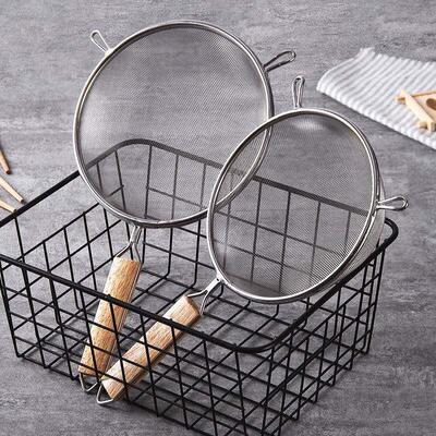 Ustar scoop surface stainless steel make dumplings colander