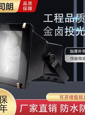 亚明70W100W150W双端金卤灯投光灯钠灯户外篮球网球场灯户外射灯