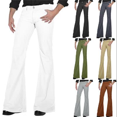 Men's sub elastic flared pants 男士亚弹力喇叭裤