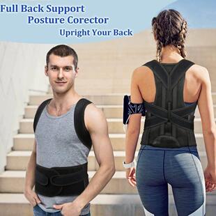 Posture Back Corrector Lumbar Straig Adjustable Support Full