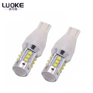 16SMD解码 厂家直销T15 CREE W16W T15倒车灯行车灯尾灯带透镜 80W