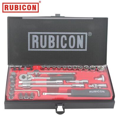 RUBICON/罗宾汉 RGS-035套筒套装 1/4“35件套筒组合工具