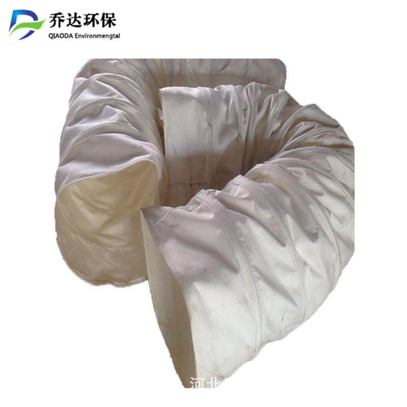 水泥厂电厂双层吊环滤袋软连接 帆布加厚水泥散装机布袋