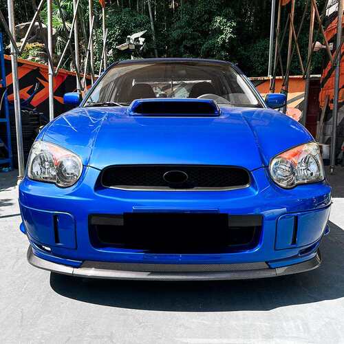 适用斯巴鲁翼豹Impreza WRX STI 2004-05前杠前唇前铲扰流板改装