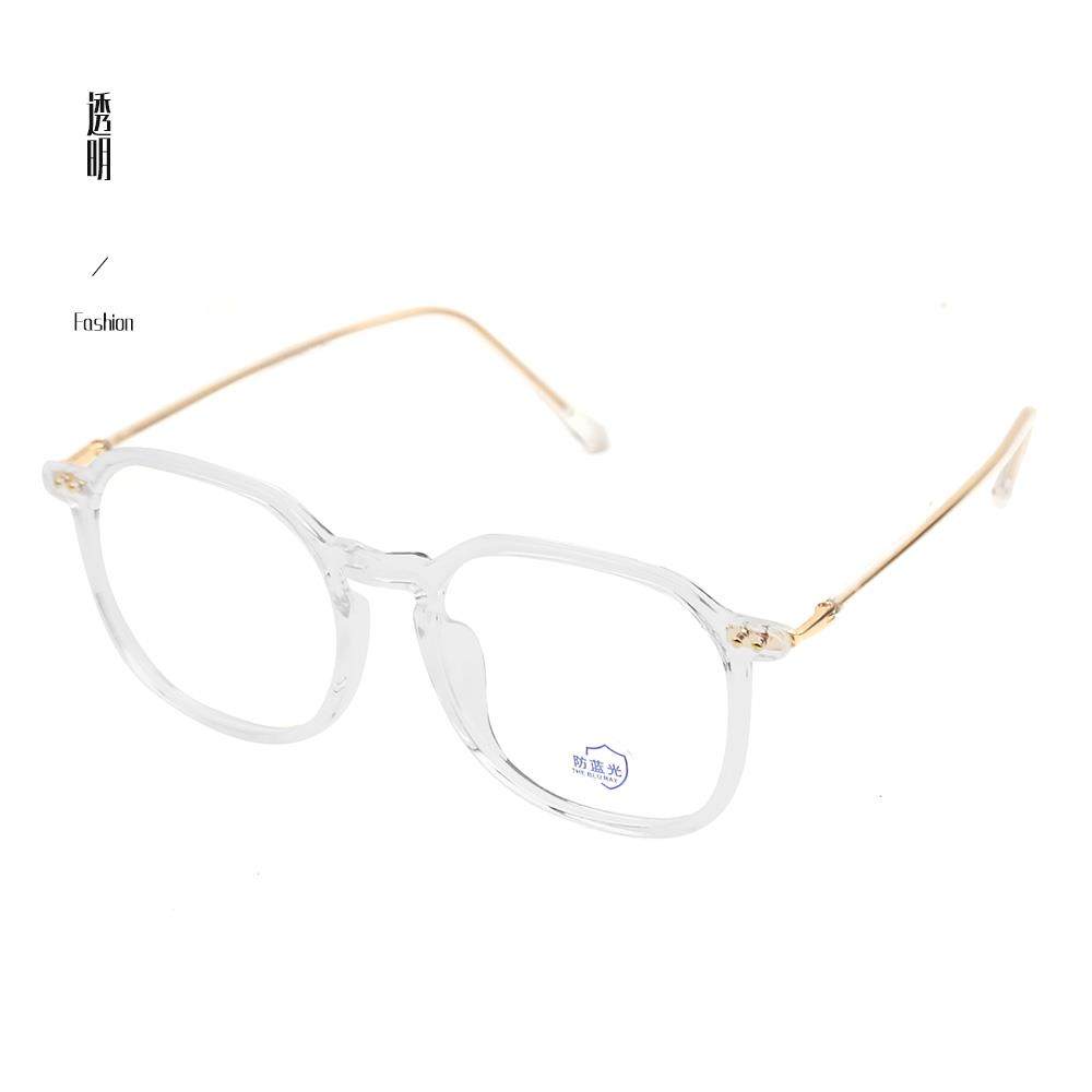 高档框形圆脸显瘦防蓝女光抗辐大射日系文艺黑框眼镜多边近视眼镜