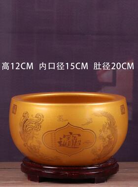 新款聚盆摆招财聚财家用装件饰品景德镇陶乔瓷迁宝开业进宝旺财送