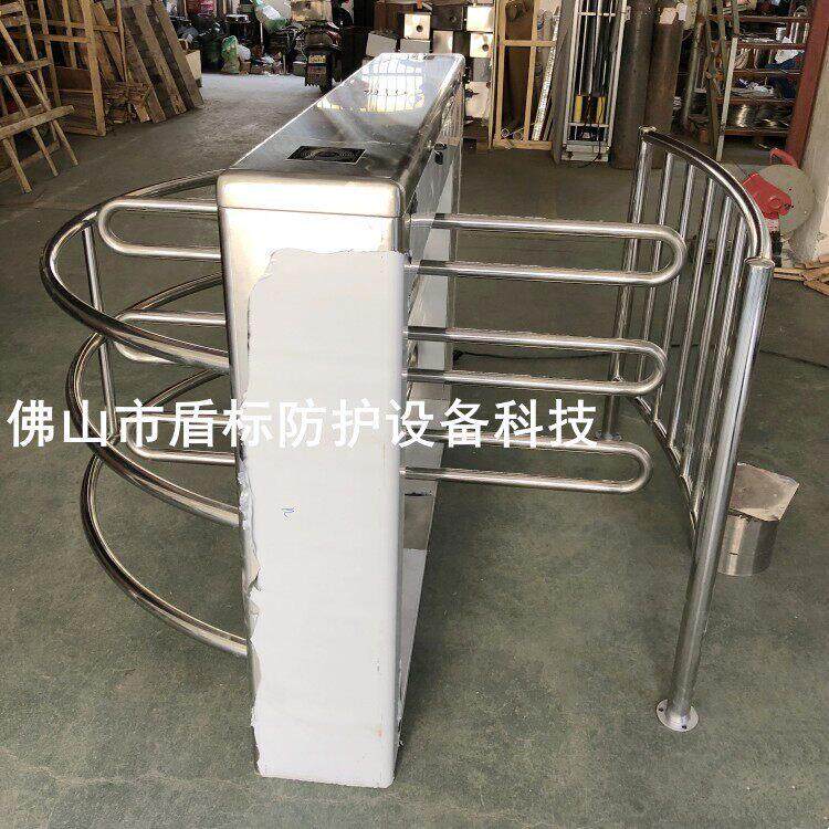 盾标防护厂家直供向旋转门智能电动栅栏滚闸通道门不锈钢人行道