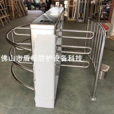 盾标防护厂家直供向旋转门智能电动栅栏滚闸通道门不锈钢人行道