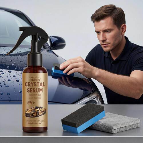 RAYHONG Ceramic Coating Kit - Car Paint Cleaning, Renewal, a
