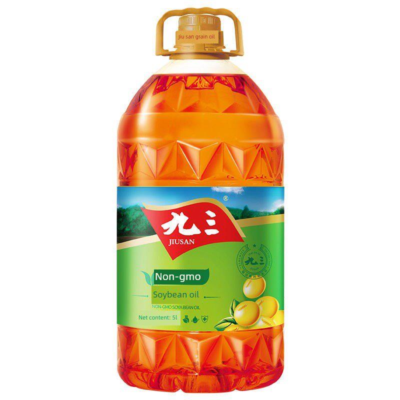 九三非转基因大豆油5L*4桶东北健康营养食用油三级大豆油整箱发货