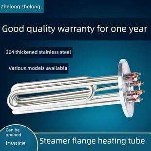 浙隆江心佳先电加热蒸汽发生器配件140法兰加热管锅炉304电热管