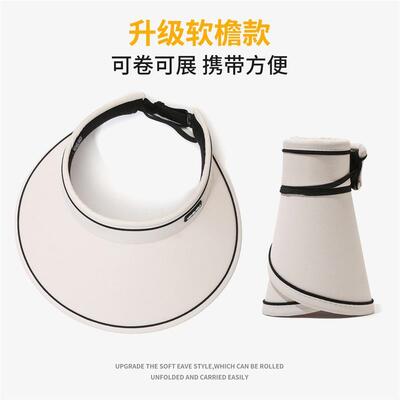 遮阳帽太阳帽韩版瘦脸防晒帽子